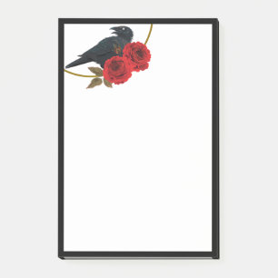 Post-it® Roses rojos y notas de Raven Post-it