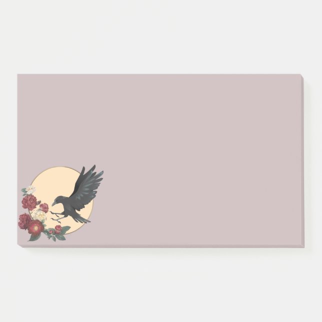 Post-it® Roses rojos y notas de Raven Post-it (Anverso)