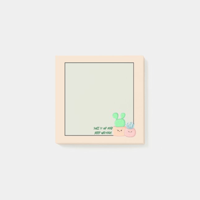 Post-it® Scribbles suculentos: Notas pegajosas de Pastel (Anverso)