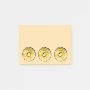 Post-it® Sesame Seed Bagel NYC Bagels publica notas