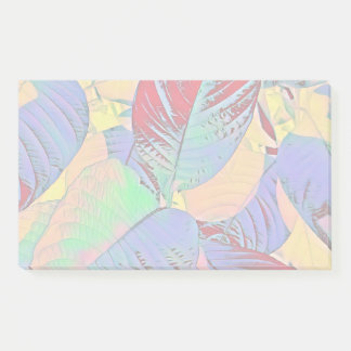 Post-it® Shiny Pastel Leaves Post - Notas