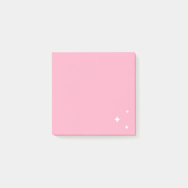 Post-it® Sparkles Publicar Notas De Ti / Rosa (Anverso)