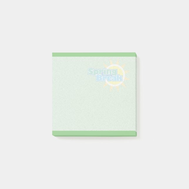 Post-it® Sunny Spring Break - Notas (Anverso)