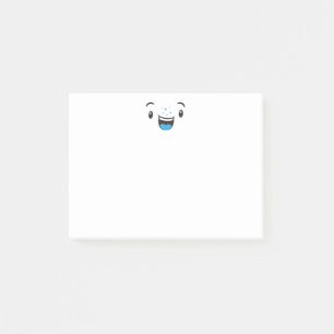 Post-it® Tarjetas de notas de la cara de Kawaii con sonido