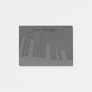 Post-it® Teclado De Piano Personalizado Notas Musicales Pos