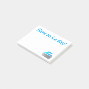 Post-it® "Tenga un día del hielo!" Notas pegajosas que se