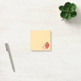 Post-it® ¡Tú Puedes! Notas Adhesivas de Fresa Alegres