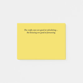 Post-it® Una cita sabia en notas pegajosas