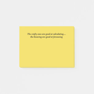 Post-it® Una cita sabia en notas pegajosas