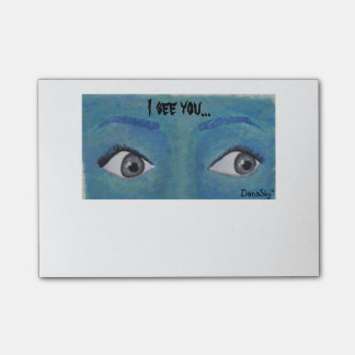 Post-it® "Veo que usted" OBSERVA la libreta de las notas de