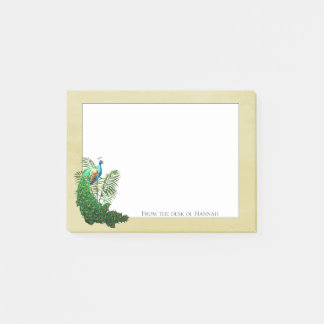 Post-it® Vibrante Peacock | Notas personalizadas amarillas