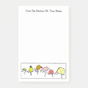Post-it® Vintage Food Personalizado publica notas