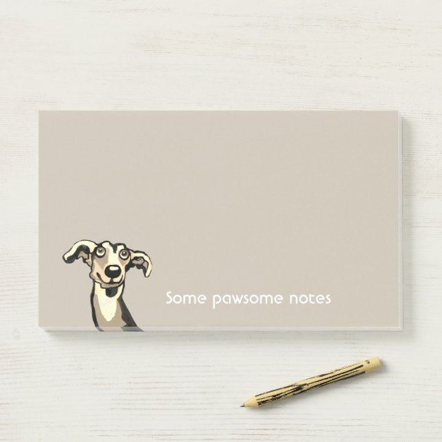 Post-it® Whippet, notas pesimistas (En escritorio)