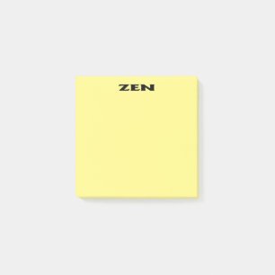 Post-it® Zen almohadillas de notas amarillas negras