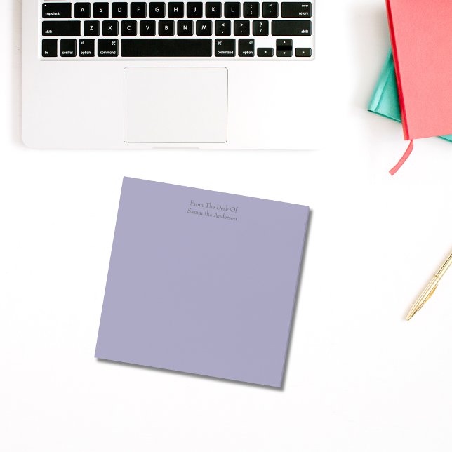 Post Purple personalizado que nota (Personalized Purple post -it -note pads. See our other colors that are available)