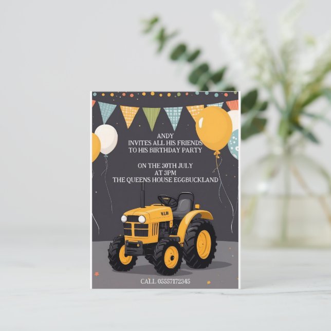 Postal (Anverso de pie)