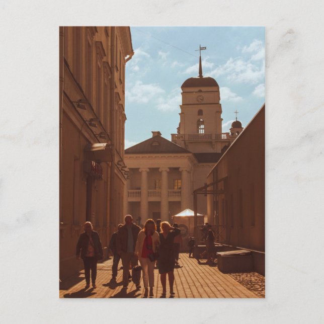 Postal Б de Belarús е л а р у с de Minsk snihtsnihtsnihts (Anverso)