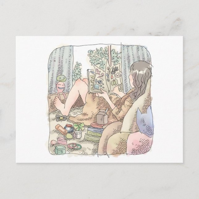 POSTAL さ な む ご じ (Anverso)