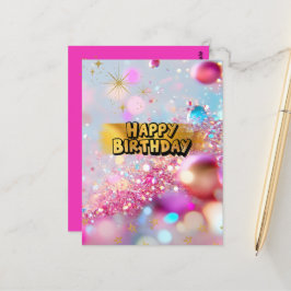 POSTAL カラフルかわいいY2Kハッピーバースデー♡