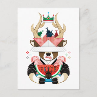 Postal カ ブ ム・と 西 瓜(リ・・)/Beetle melón de agua (remake)