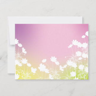 POSTAL コスモスの花|秋の風を感じるポストカード