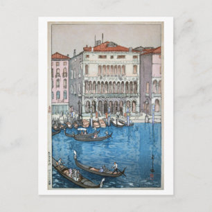 Postal ス de Venecia, Hiroshi Yoshida, Woodcut