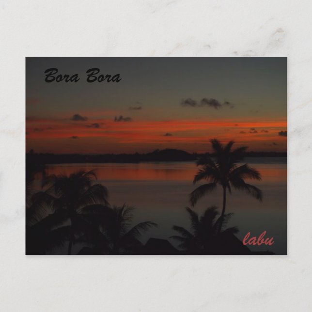 POSTAL ボ ラ ボ ラ 島 (Anverso)