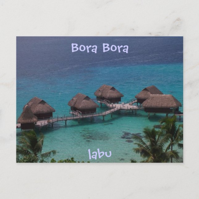 POSTAL ボ ラ ボ ラ 島 (Anverso)