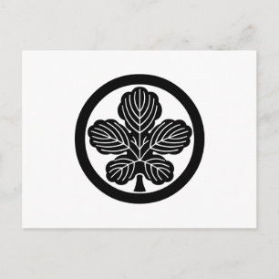 POSTAL 丸に梶の葉