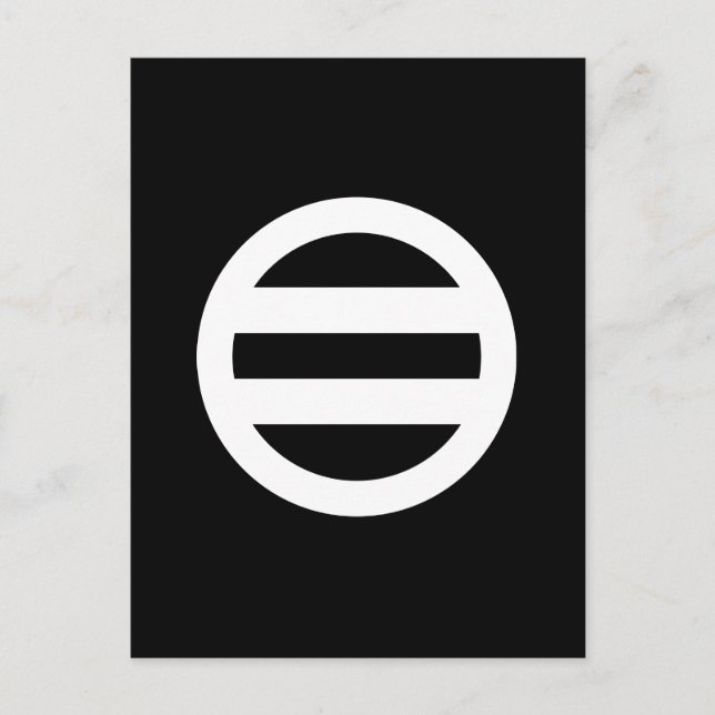 POSTAL 丸 に 二 つ 引 き (Anverso)