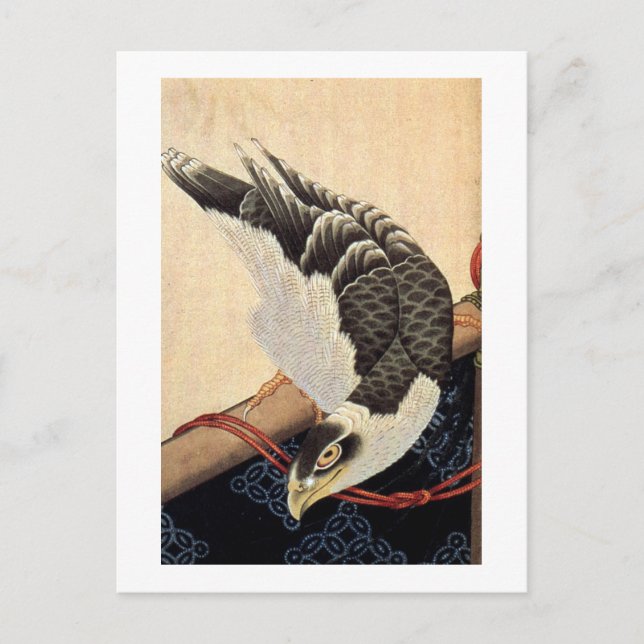 Postal 北 斎 の 鷹, 北 斎 Hokusai Hawk, Hokusai (Anverso)