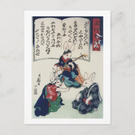 Postal 國 芳 Ken Rabbit Epidemia Kuniyoshi Bella Artes