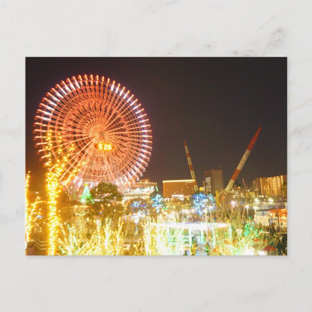 Postal 夜 景postal (Anverso)