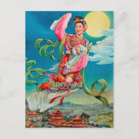 嫦娥 de Chang'e que vuela a la diosa china de la
