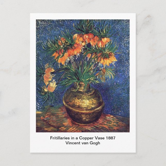 Postal 梵 高, Vincent Van Gogh (Anverso)