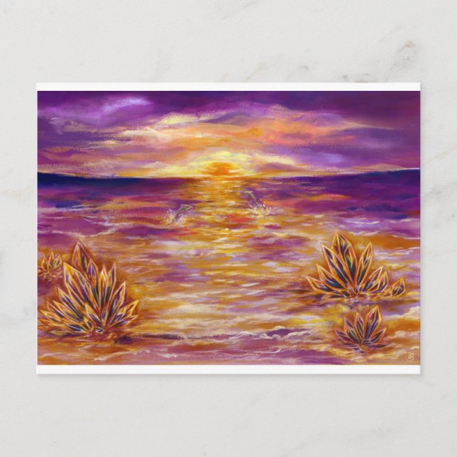 POSTAL 水 晶 と ル カ 海 4 (Anverso)