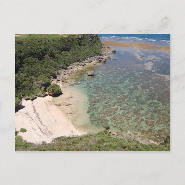 Postal 沖 縄 の 海 Mar de Okinawa (isla de Miyagi) (Anverso)