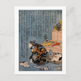 Postal 猫 好 き な 絵 の 師 sniht, manifestate a un pintor que l