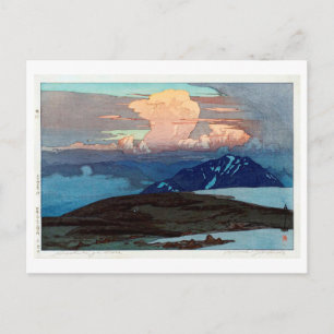 Postal 立 山 五 色 原, Tateyama Goshikigahara, Yoshida, Woodcu