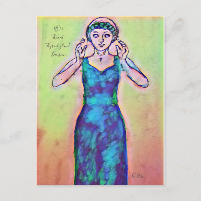 POSTAL 第5・ャ・喉・・甲 状 腺 (Anverso)