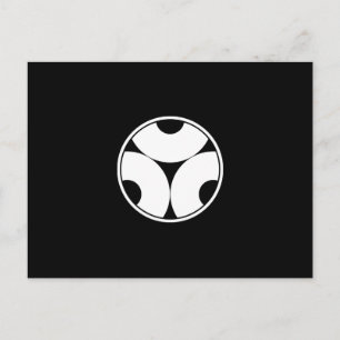 Postal 糸 輪 に 三 つ り 割 snihtsni