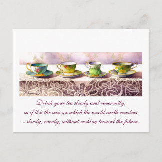 Postal 0001 Fila de la Postcarta Thich Nat Hahn