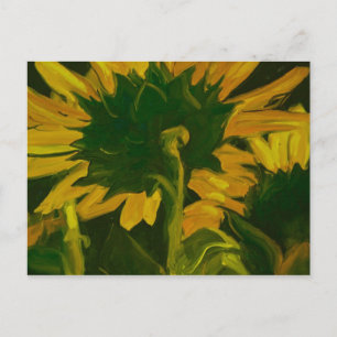 Postal 0010-detrás del girasol