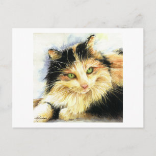 Postal 0010 Gato de Calico