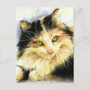 Postal 0010 Gato de Calico