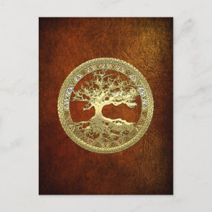 Postal [01] Árbol de oro de la vida