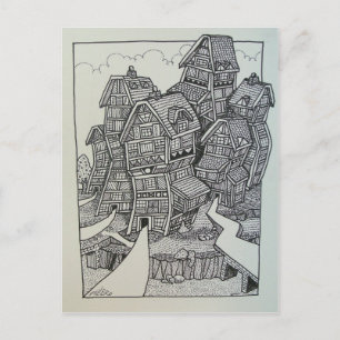 Postal 01 Tinta 4 por Piliero