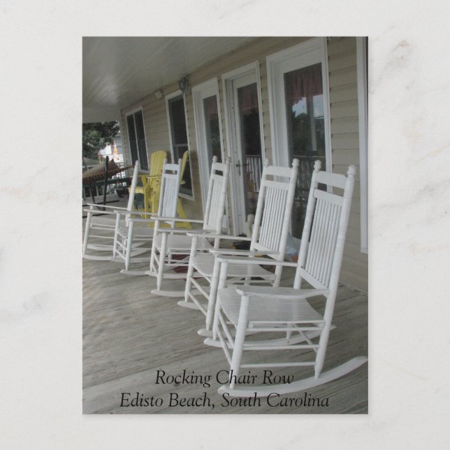 Postal 022, Rocking Chair RowEdisto Beach, Carolina del S (Anverso)