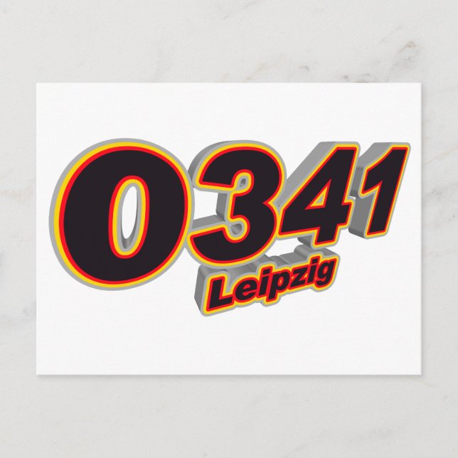 Postal 0341 Leipzig (Anverso)