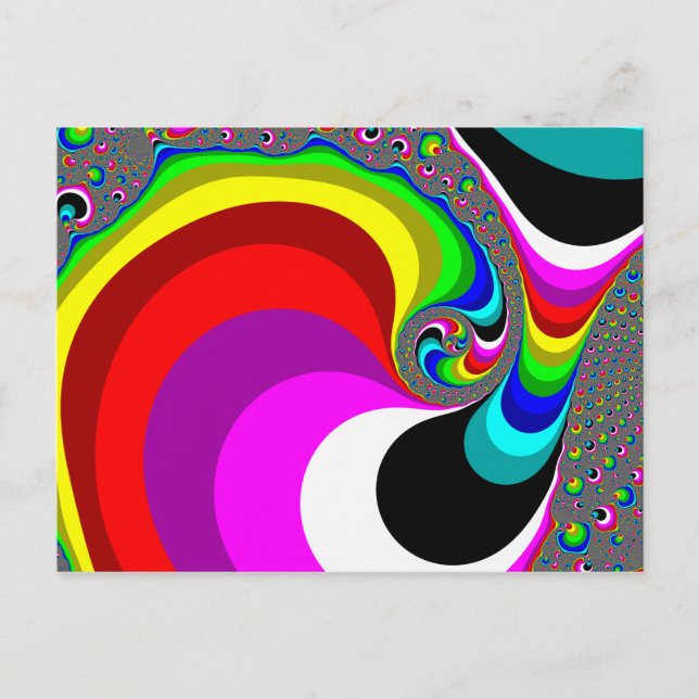 Postal 040 Obama - Arte Fractal (Anverso)